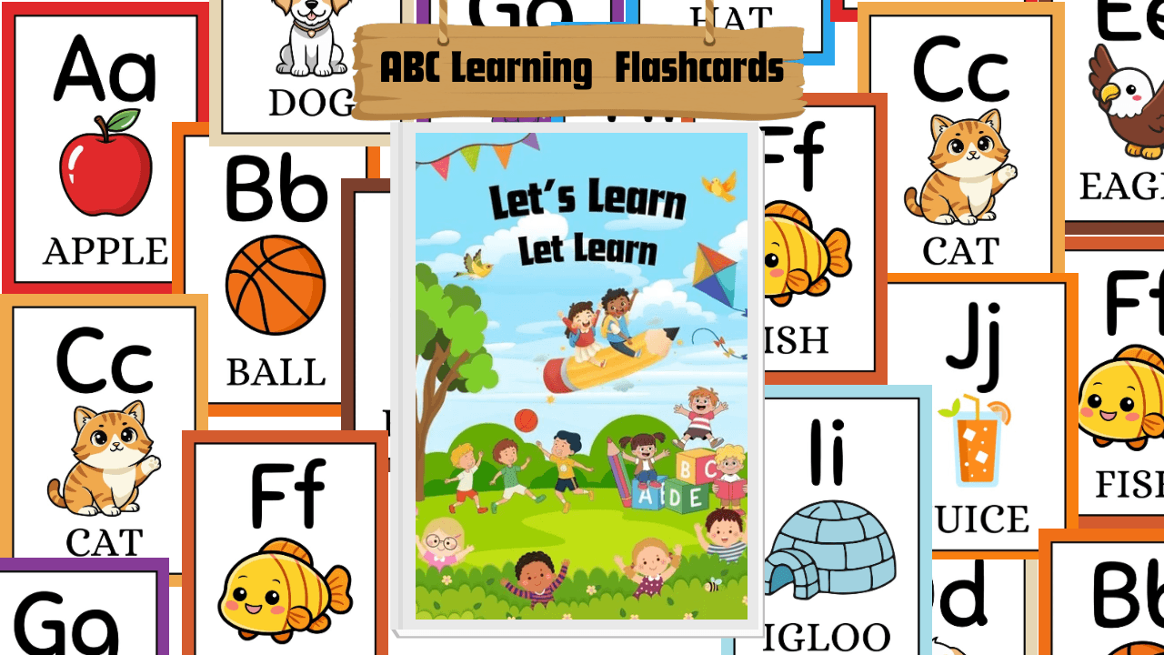 ABC Learning Flashcards ABC Learning Flashcards - Digital product available for instant download from Honeys.Digitals
