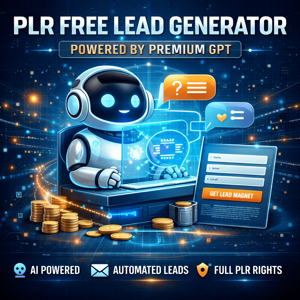 PLR free lead generator (premium GPT) PLR free lead generator (premium GPT) - Digital product available for instant download from Sonhira