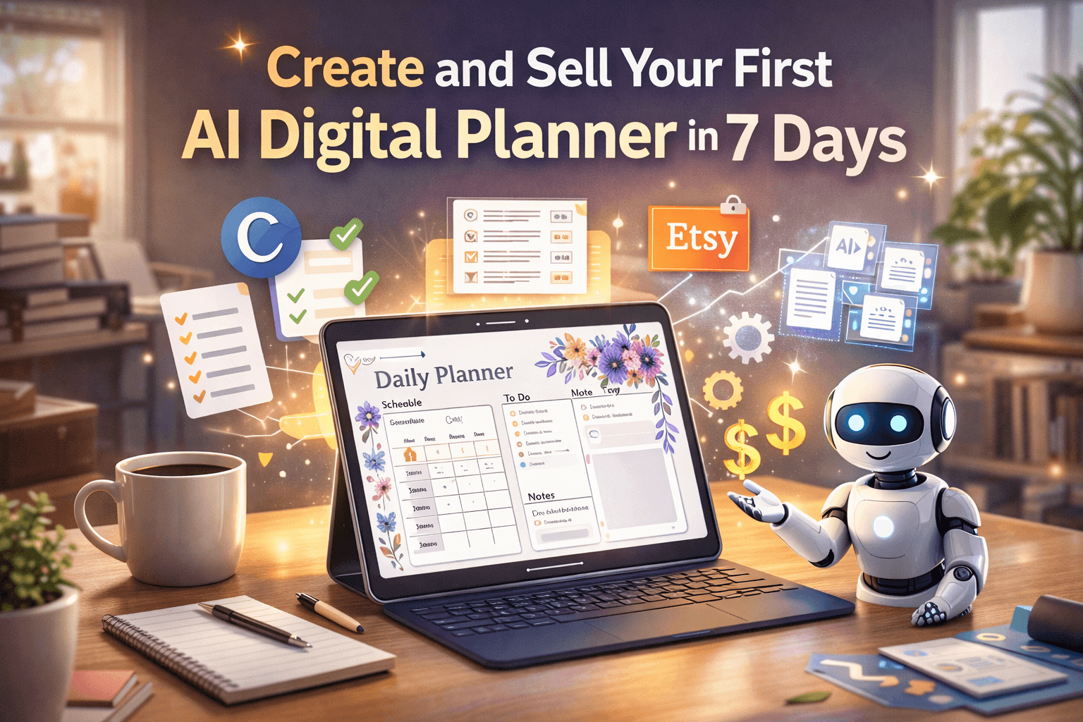 Offer: Create & Sell Your First AI Digital Planner In 7 Days Offer: Create & Sell Your First AI Digital Planner In 7 Days - Digital product available for instant download from Sonhira