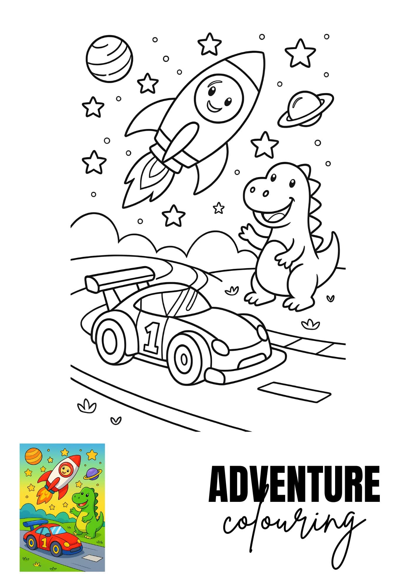 Adventure Colouring Adventure Colouring - Digital product available for instant download from Maze Supplies