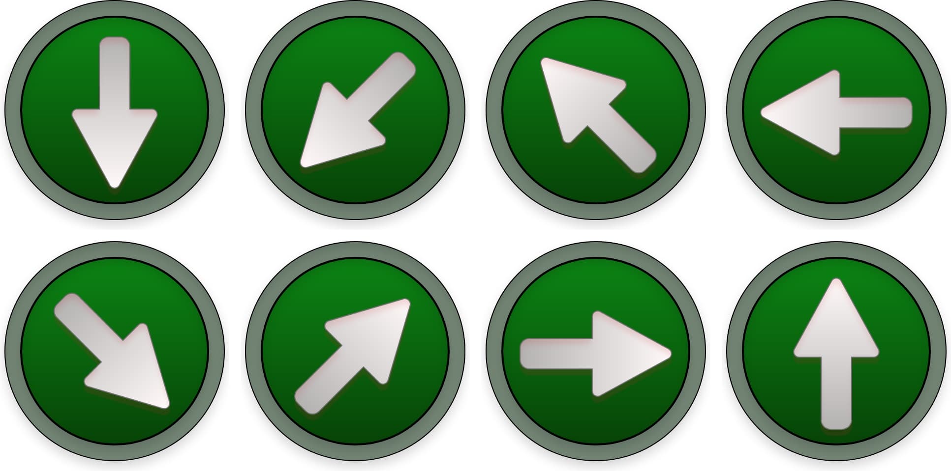 Arrow Icons Circle Green Arrow Icons Circle Green - Digital product available for instant download from manojvb's Store