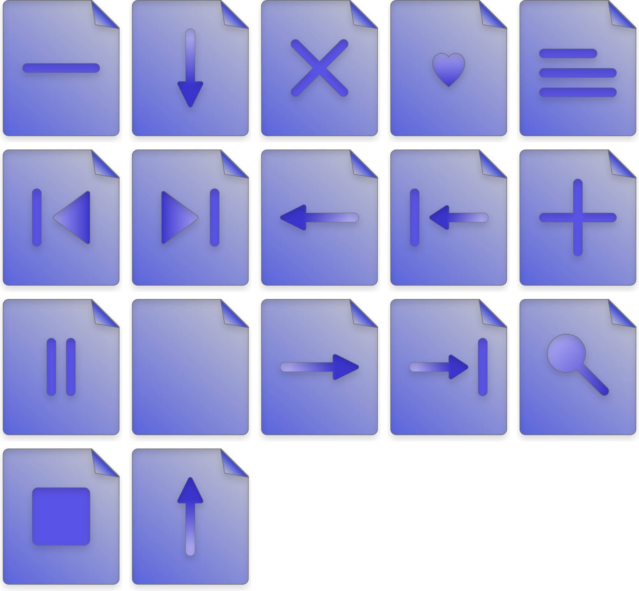 Glass Icon Pack - Blue Glass Icon Pack - Blue - Digital product available for instant download from manojvb's Store