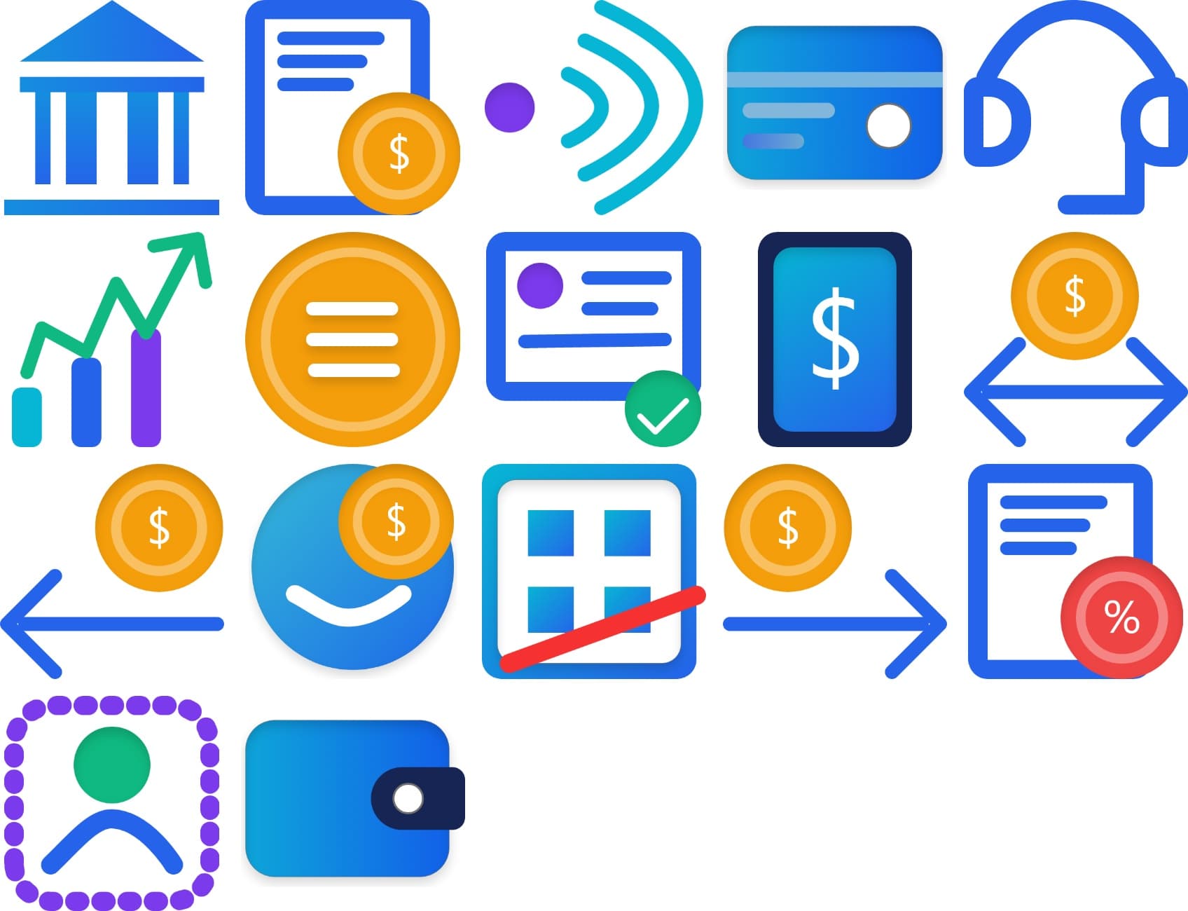 Fintech Icon Pack Fintech Icon Pack - Digital product available for instant download from manojvb's Store