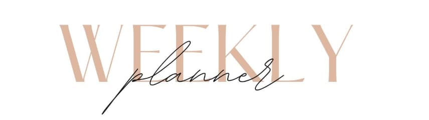 weekly planner weekly planner - Digital product available for instant download from ashcom