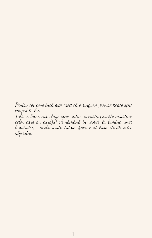 Sentimente în cerneală - prima parte
