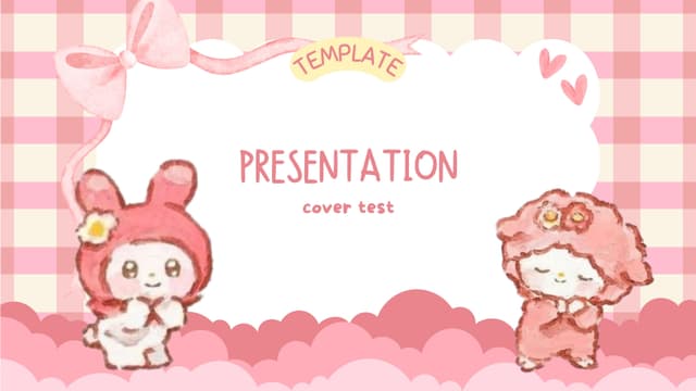 My Melody and My Sweet Piano Canva Presentation Template