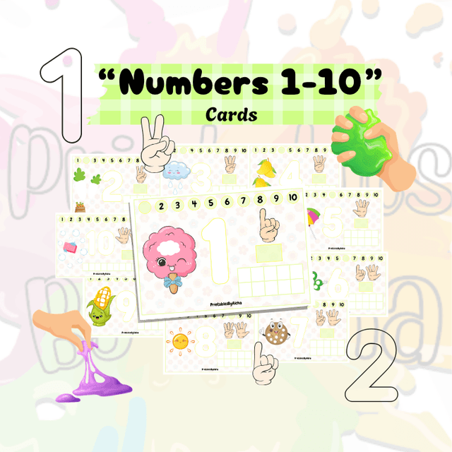 " Numbers ( 1-10 ) cards ".