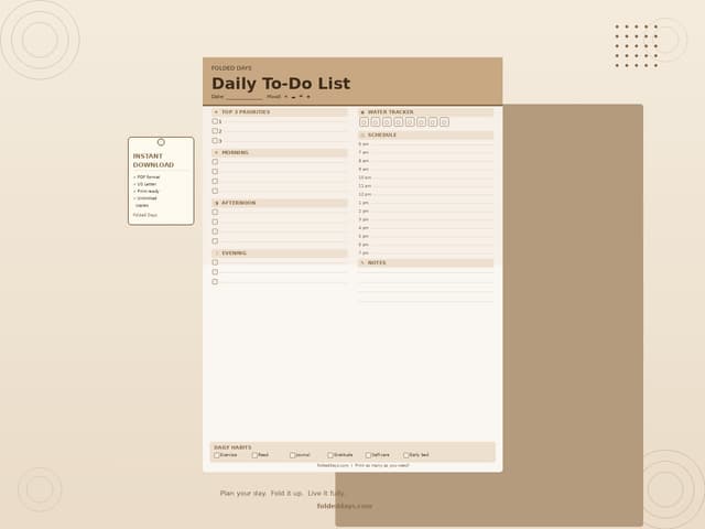 Daily To-Do List
