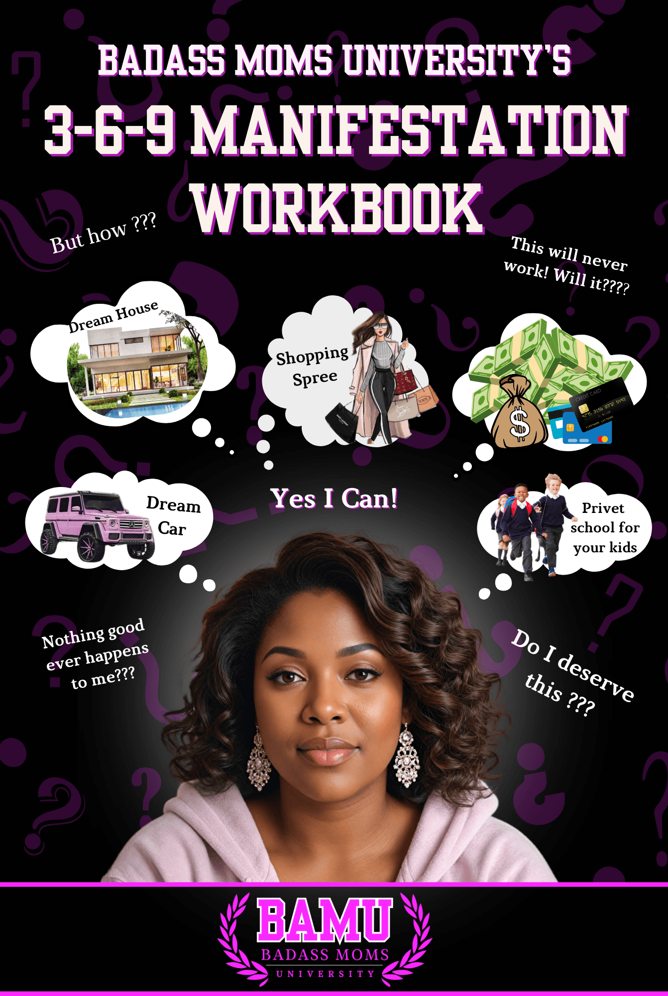 3-6-9 Manifestation Workbook 3-6-9 Manifestation Workbook - Digital product available for instant download from BadAssMomsUniversity-BAMU