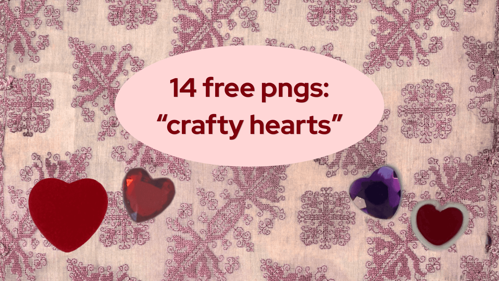 Crafty Hearts PNG Set Crafty Hearts PNG Set - Digital product available for instant download from ComfyTechy