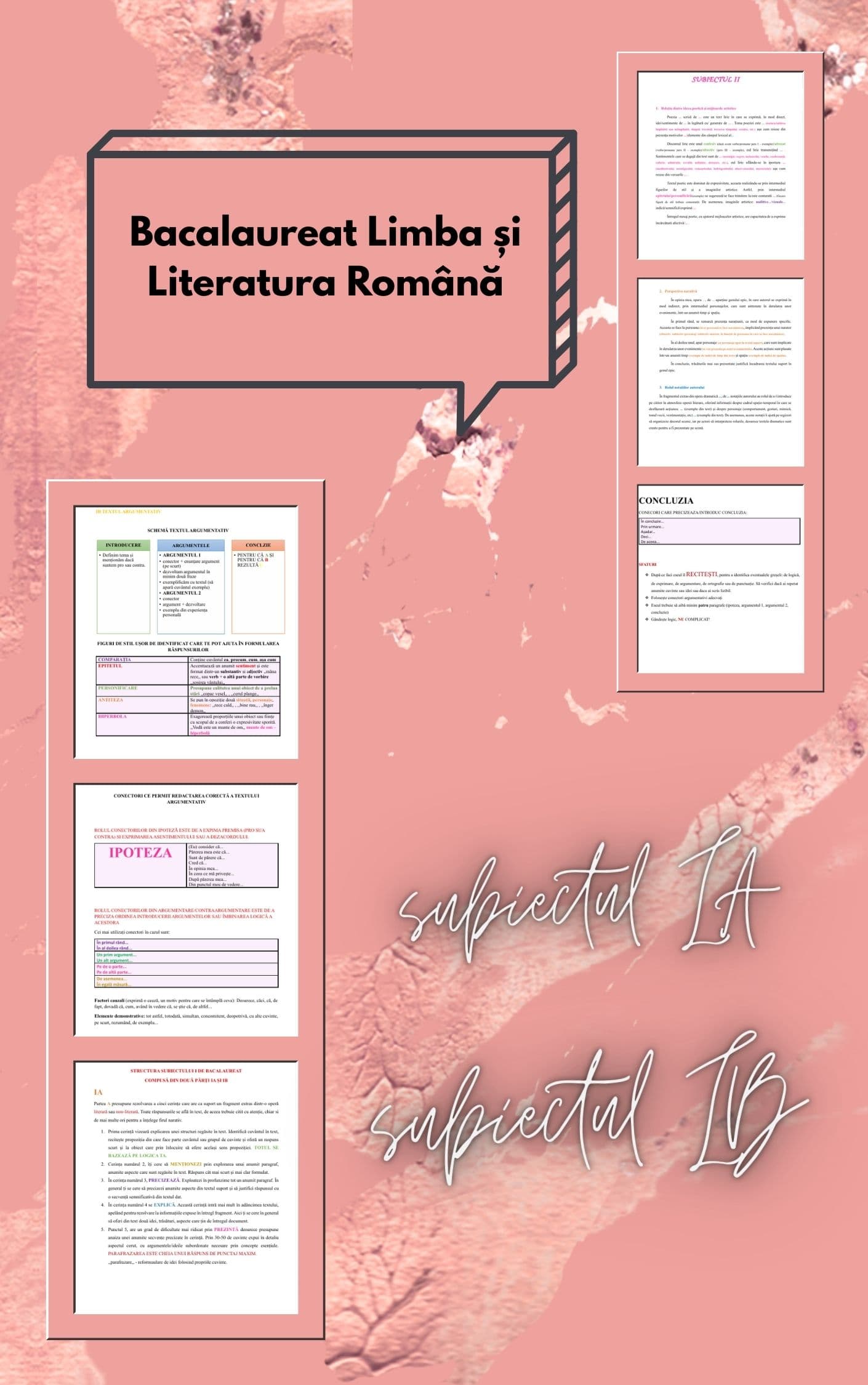 Bacalaureat Romana: SUBIECTUL IA/IB/II Bacalaureat Romana: SUBIECTUL IA/IB/II - Digital product available for instant download from LearnCuSpor