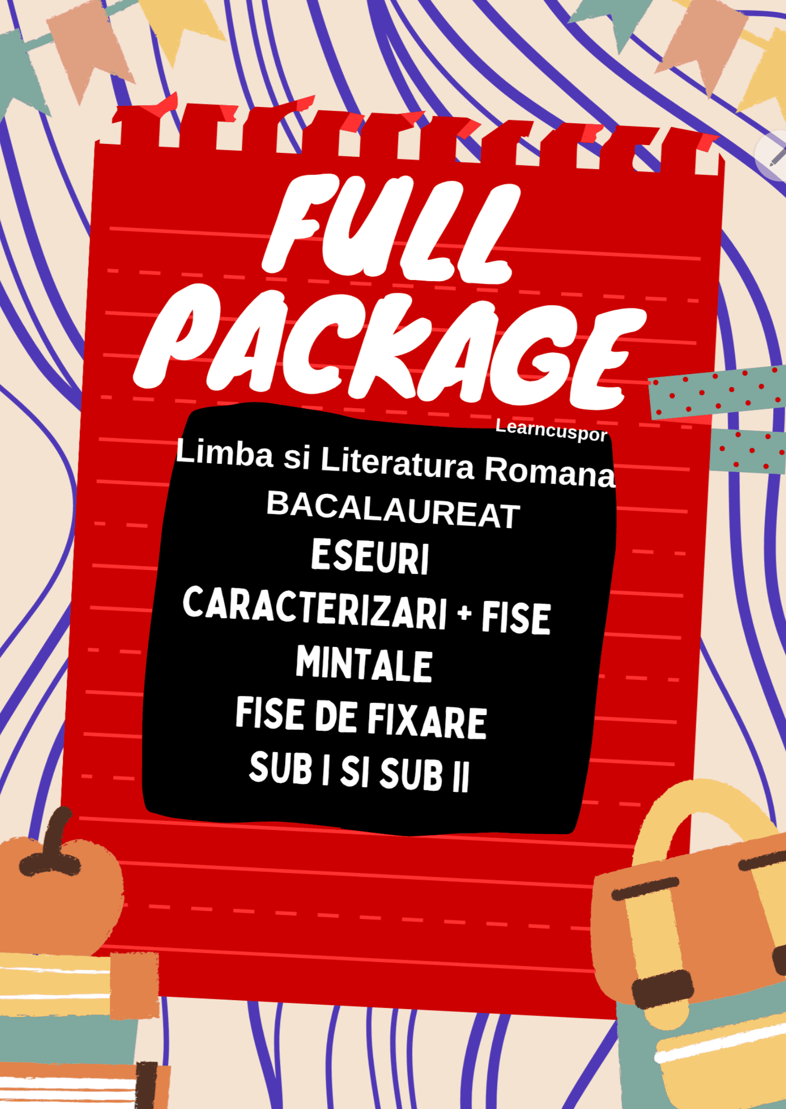 Bacalaureat Limba și Literatura Română - TOT CE TREBUIE SA INVETI Bacalaureat Limba și Literatura Română - TOT CE TREBUIE SA INVETI - Digital product available for instant download from LearnCuSpor