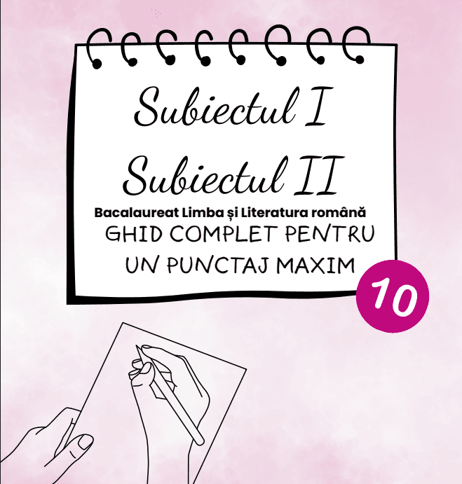 Subiectul I si II: Bacalaureat Limba si Literatura Română Subiectul I si II: Bacalaureat Limba si Literatura Română - Digital product available for instant download from LearnCuSpor
